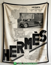 Hermes Throw Blankets